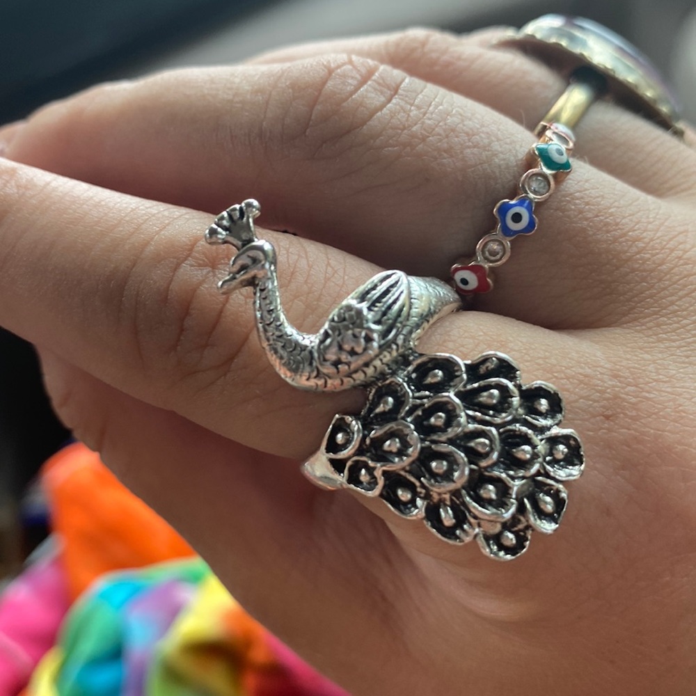 VINTAGE PEACOCK RING